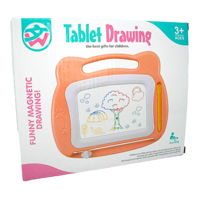 Магнітна дошка для малювання Tablet Drawing Рожева