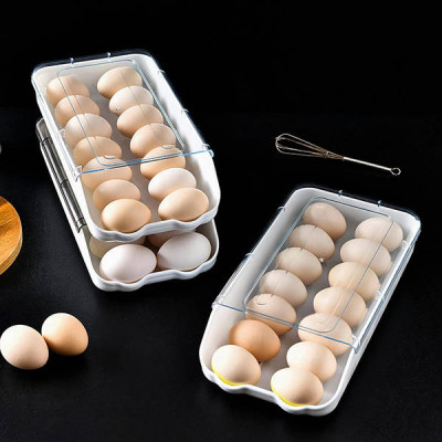 Контейнер лоток для зберігання яєць Egg Tray Білий