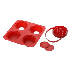 Силіконова форма для випічки My Lil Pie Maker Червона