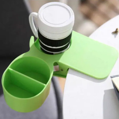Підстаканник на прищіпці Clip On Table Holder Зелений