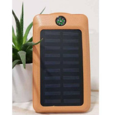 Power bank 50000mAh із сонячною панеллю Viaking N2 Коричневий