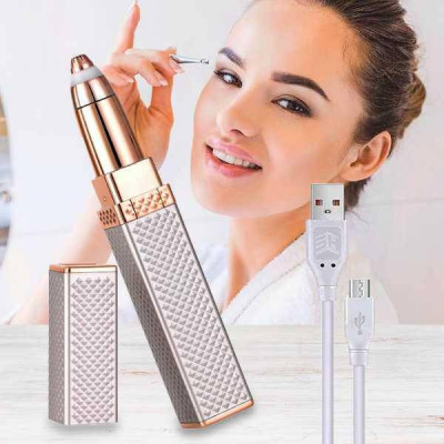Епілятор триммер 2в1 Electric Finishing Touch Сірий