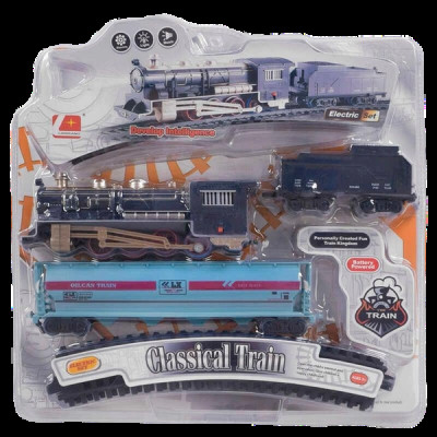 Залізниця світло і звук на батарейках Train Kingdom