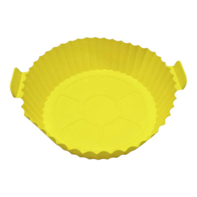 Форма силіконова для повітряної фритюрниці Food Grade Silica Жовта
