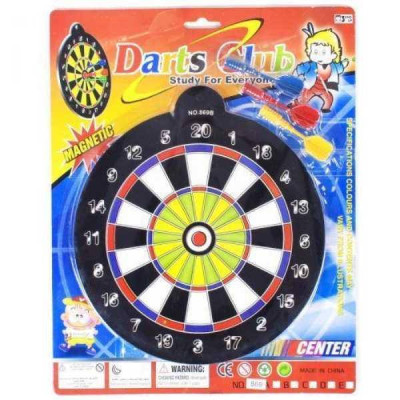 Дартс магнітний 20см + 3 дротики Darts Club