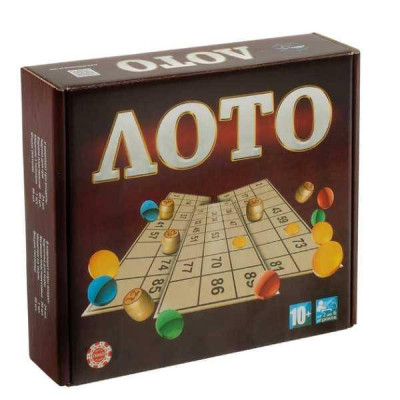 Лото з пластмасовими бочонками M-Toys
