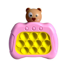 Іграшка антистрес Pop it PRO Bear TEDDY PINK
