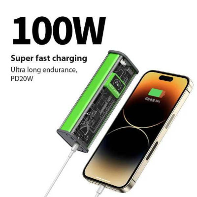 Power bank 60000mAh 3USB К-48 Помаранчевий