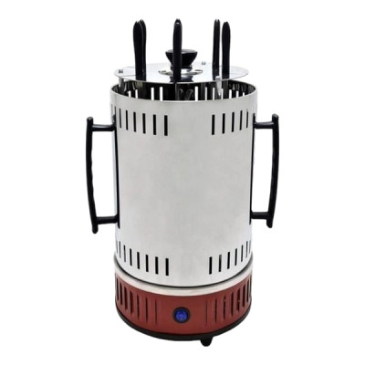 Електрошашличниця вертикальна Domotec BBQ MS-7783 Червона