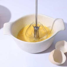Ручний напівавтоматичний віночок Kitchen whisk Рожевий