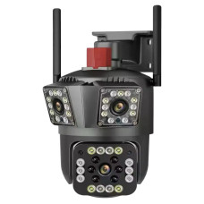 Камера відеоспостереження вулична SIM Solar ptz 6MP camera SD39 Чорна