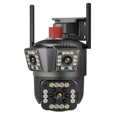 Камера відеоспостереження вулична SIM Solar ptz 6MP camera SD39 Чорна