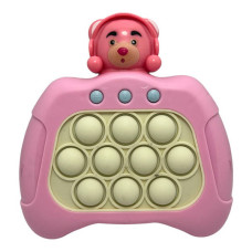 Іграшка антистрес Pop it PRO Ведмедик Рожевий