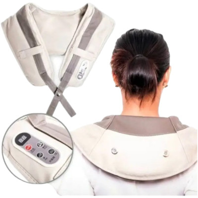 Універсальний ударний масажер для спини шиї та плечей Cervical Massage Shawls
