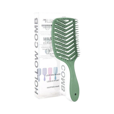 Гребінець пластиковий продувний Hollow Comb (Candy-colored) Фіолетовий