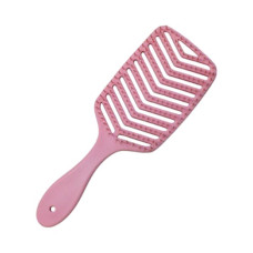 Гребінець пластиковий продувний Hollow Comb (Candy-colored) Рожевий