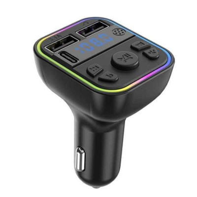 FM модулятор на 2 USB + 1 Type-C Car Fm player G39
