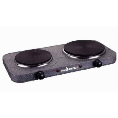 Плитка електрична SeaBreeze SB-065 2500Вт 2 конфорки 16см+19см диск