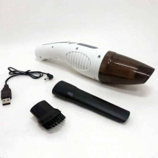 Автомобільний пилосос бездротовий Vacuum Cleaner 1200mah Білий