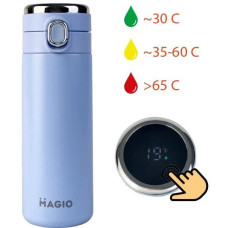 Термос MAGIO MG-1047B 400мл датчик температури Блакитний
