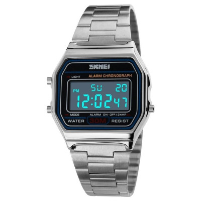 Годинник дитячий Skmei Popular Silver 1123S для дітей від 8 років