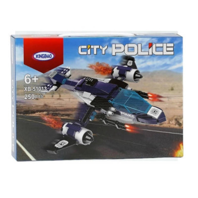 Конструктор Літак поліції City Police 250 деталей