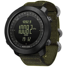 Годинник чоловічий тактичний North Edge Apache Green 5BAR змінний ремінець