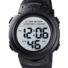 Годинники чоловічі тактичні Skmei Neon 10 Bar Black