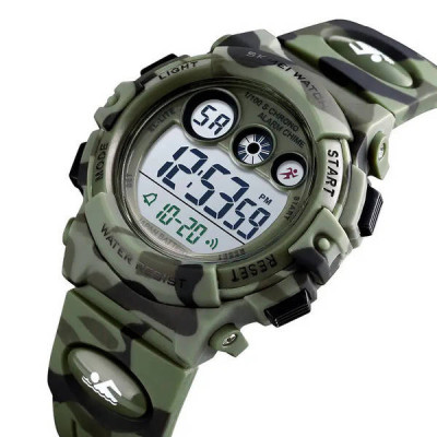 Годинник дитячий тактичний Skmei Kids KamoGreen для дітей від 6 років