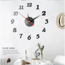Настінний годинник 3D DIY Clock Timelike 30см Чорний