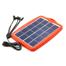 Сонячна панель із пластиковим корпусом 2,5Вт LSACE Solar Panel Червона