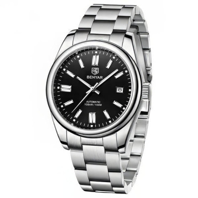 Годинник чоловічий Benyar Automatic 10 BAR у фірм. коробочці