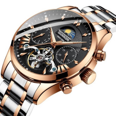 Годинник чоловічий Guanquin Prestige Gold у фірм. коробочці