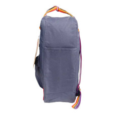 Рюкзак Fjallraven Kanken Сірий кольорова ручка