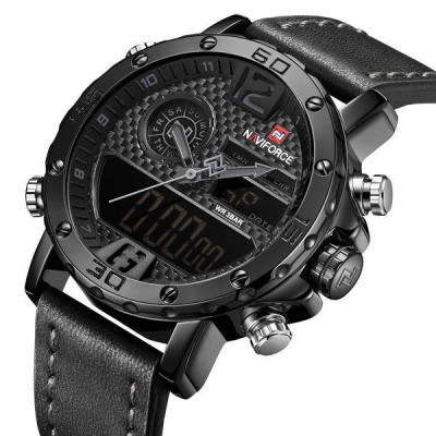 Годинник чоловічий тактичний Naviforce Next Black 9134