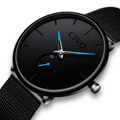 Годинник чоловічий Civo Tower Black