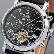 Годинник чоловічий Jaragar Silver Star в коробочці