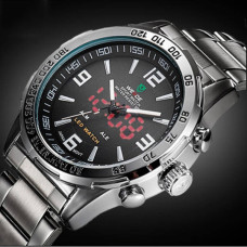 Годинник чоловічий тактичний Weide Standart Silver