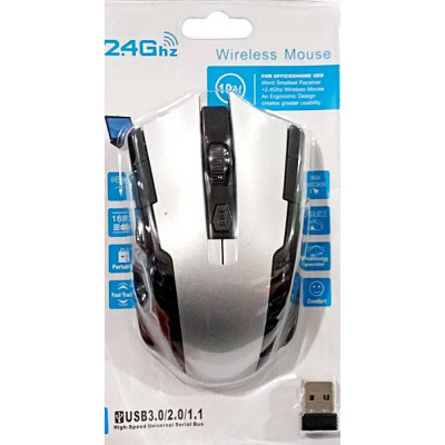 Миша бездротова Wireless Office Mouse 2.4GHZ Сіра