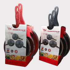 Набір сковорідок з кришками Top Kitchen ТК-00093 Чорний