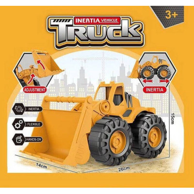 Іграшка Трактор інерційний Inertia Truck Жовтий