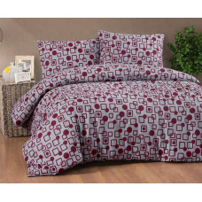 Постільна білизна Cotton collection 41890 Фланель Бавовна Євро розмір