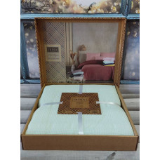 Літнє покривало-піке Irina home A2.mint 210х230см Вафельне
