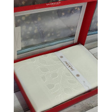 Скатертина Tropik home LEAF 160х220см Жаккард Поліестер
