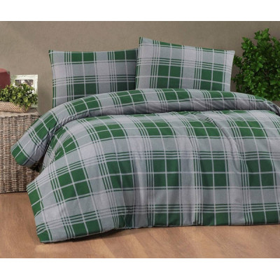 Постільна білизна Cotton collection 41899 Фланель Бавовна Євро розмір