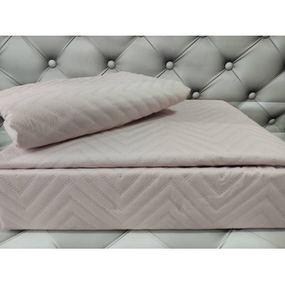 Покривало літнє (250х260см) з наволочками (50х70см) So Sweet Pembe Поліестер