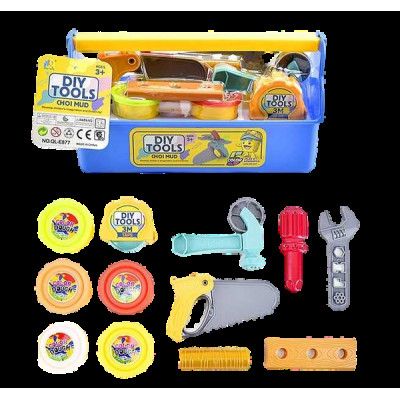 Набір тіста для ліплення Ремонтна валізка з формами DIY Tools