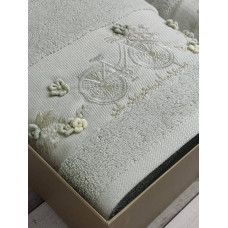 Рушники Pupilla Elanur bike mint Пеньє набір 2шт