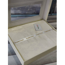 Скатертина Tropik home DAMASCUS.COT-POLY 160х220см Жаккард Бавовна/Поліестер