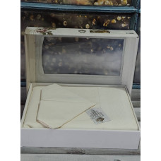 Скатертина з серветками (8шт) Tabe HONEY 160х220см Бавовна/Поліестер